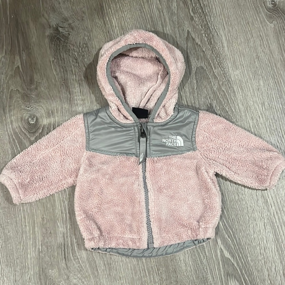 The North Face Pink and Gray Kids Jacket